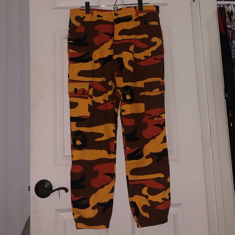 Camouflage Pants (Orange)